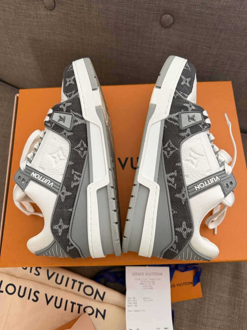 Louis Vuitton Monogram LV Trainer Sneakers - Picture 6 of 16